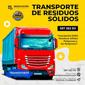 Empresa Operadora de Transporte de Residuos Sólidos Autorizada por el Ministerio del Ambiente MINAM ETRANSRESOL